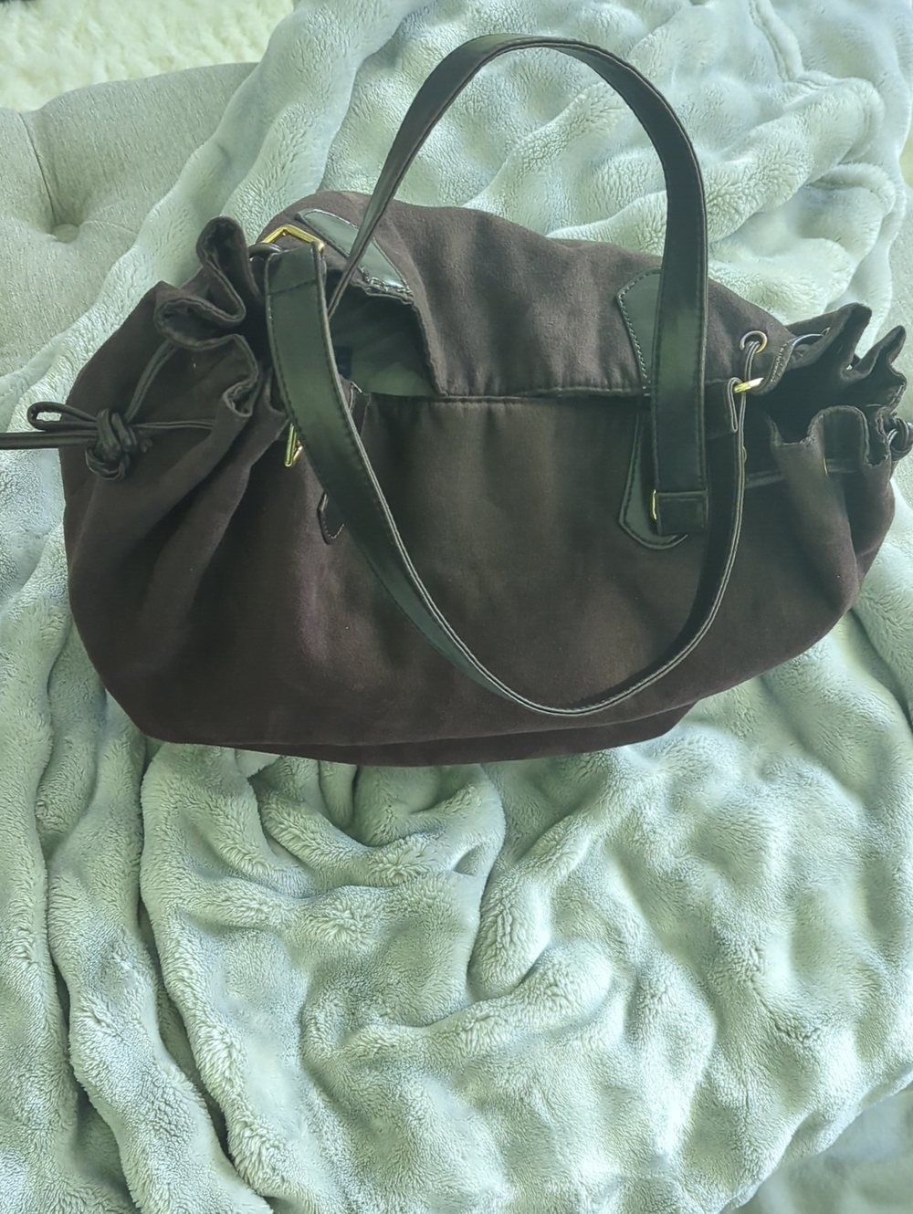 Estee Lauder Dark Brown Shoulder Bag Like New